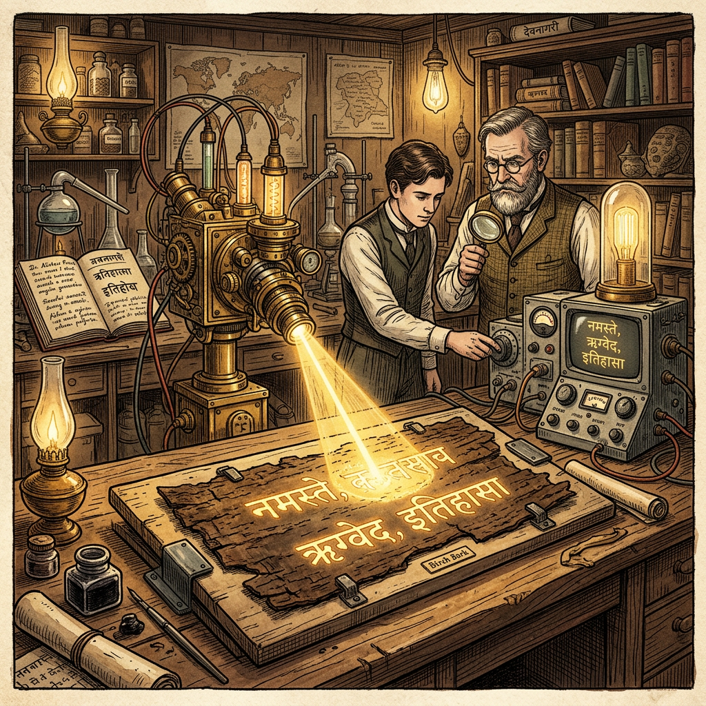 AI Deciphers 6th-Century Sanskrit Palimpsest from Dunhuang Detailing Early 'Vaisheshika' Theories on Atomic Structure