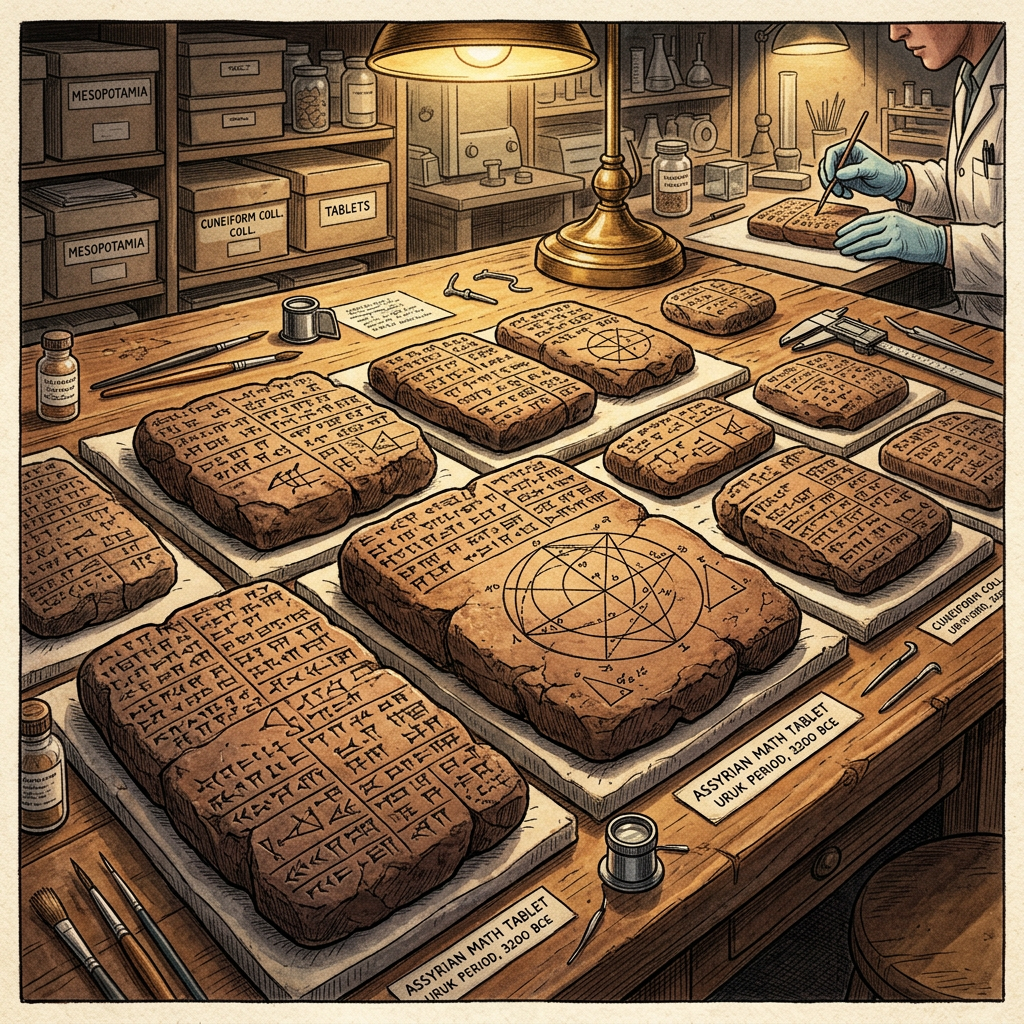 4,000-Year-Old 'Sumerian Master of the Royal Brick-Molds' Archive and Cuneiform Geometric Blueprints Found in Ancient Ur