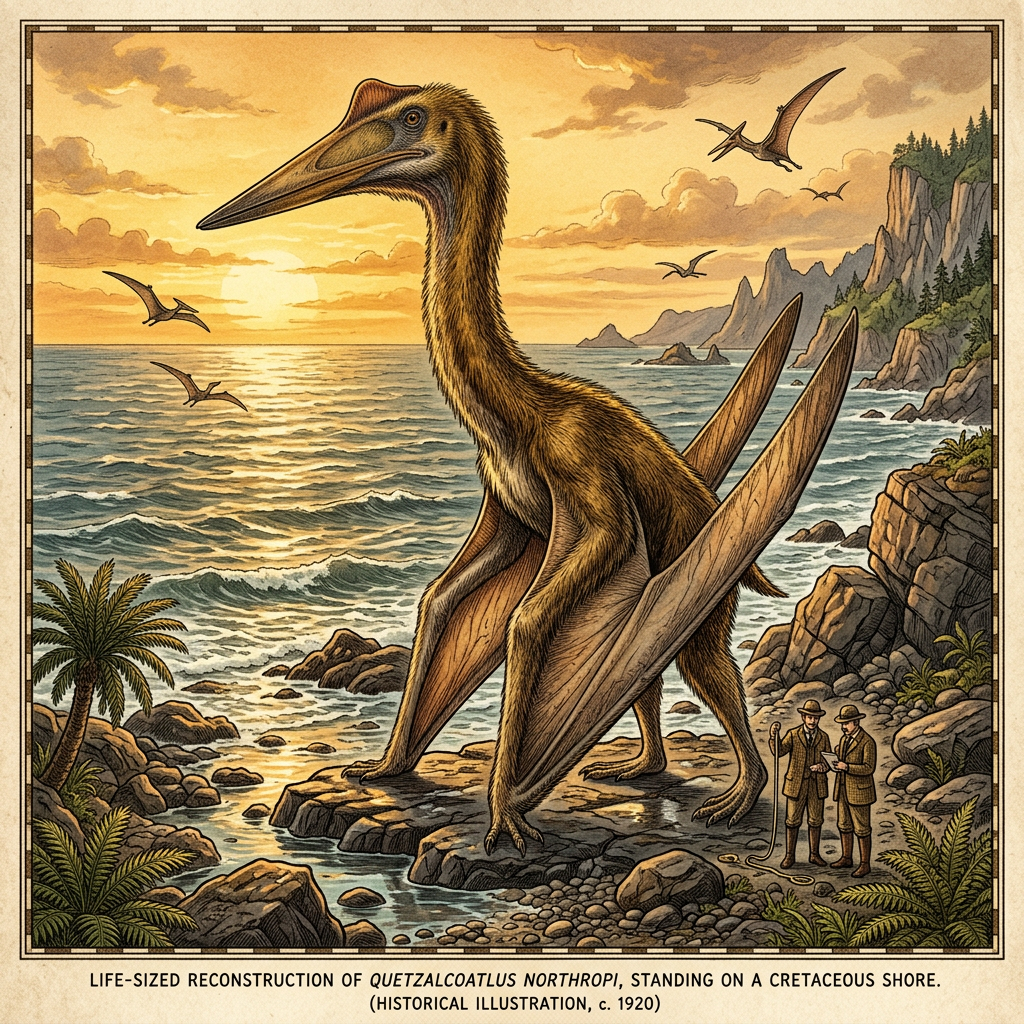 Fossil of a Previously Unknown 90-Million-Year-Old "Giant Feathered Pterosaur" Discovered in New Zealand