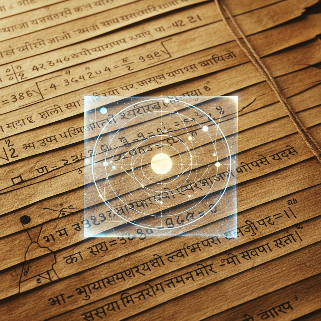 AI Analysis of 7th-Century 'Suryasiddhanta' Variant from Ujjain Identifies Early Binary Logic in Planetary Orbits