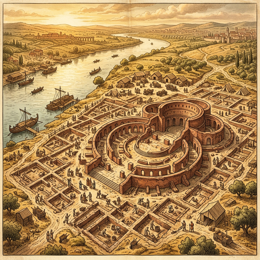 Archaeologists Uncover 2nd-Century BCE 'Ikshvaku' Era Brick Temple Foundations in Telangana’s Krishna Valley