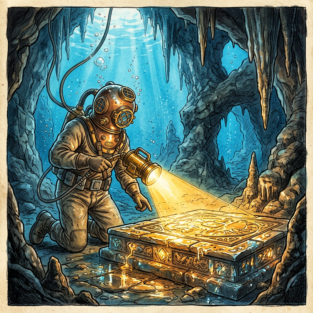 Submerged 'Crystal-Mirror' Altar Found in a Yucatán Cenote Points to Ancient Maya 'Lunar-Reflection' Festivals