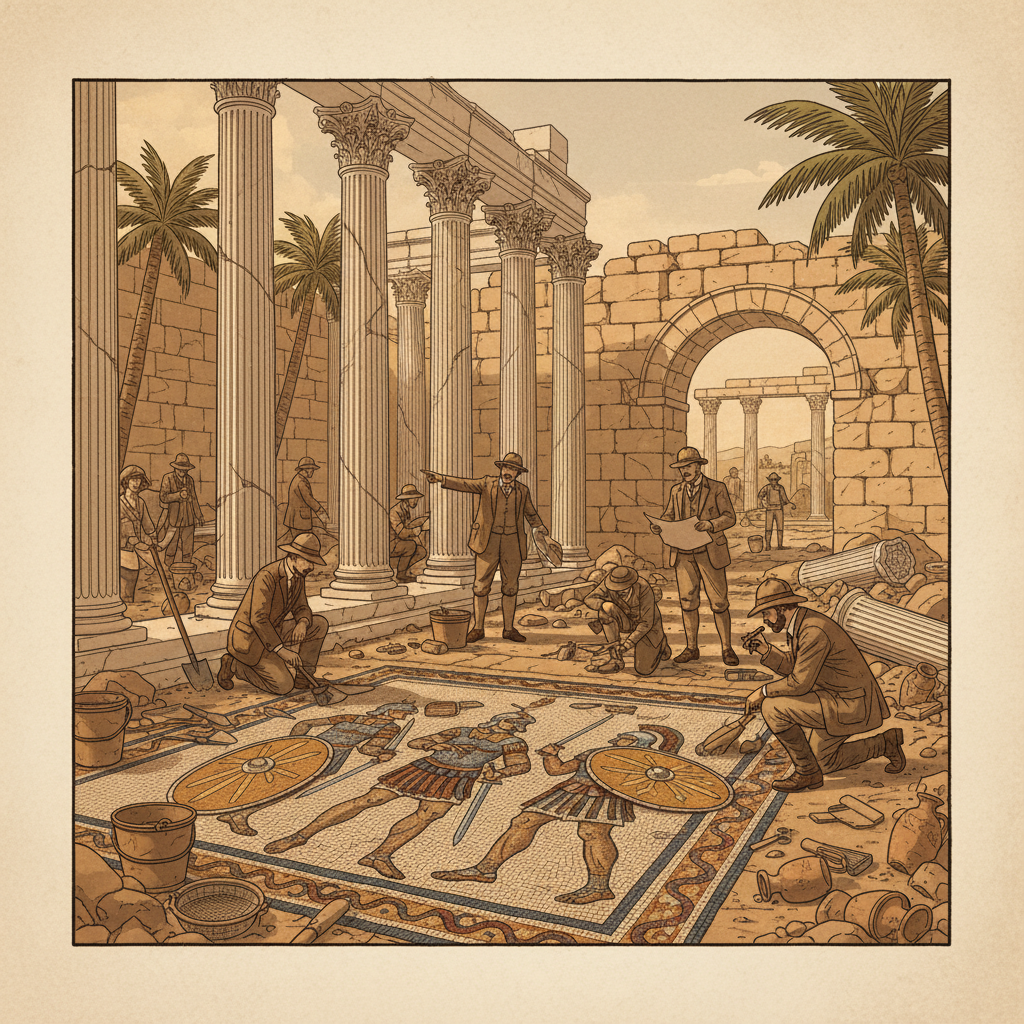 Significant 3rd-Century Roman Temple Dedicated to the God Mars featuring Intact Bronze Weaponry Votives Uncovered in Ancient Sarmizegetusa, Romania