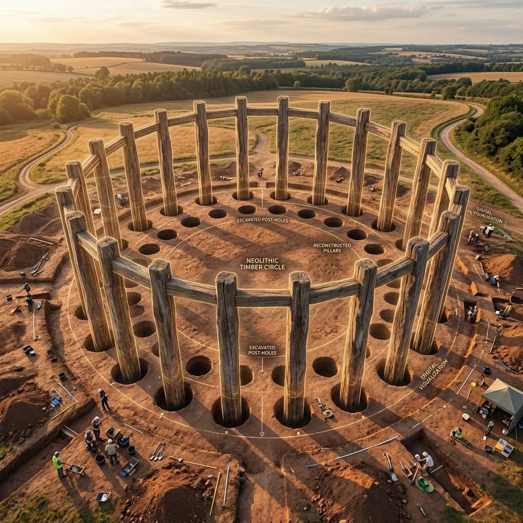 Excavation of Neolithic 'Oak-Pillar' Circles in Germany Provides Earliest Evidence of Pre-Germanic Midsummer Fire Rites