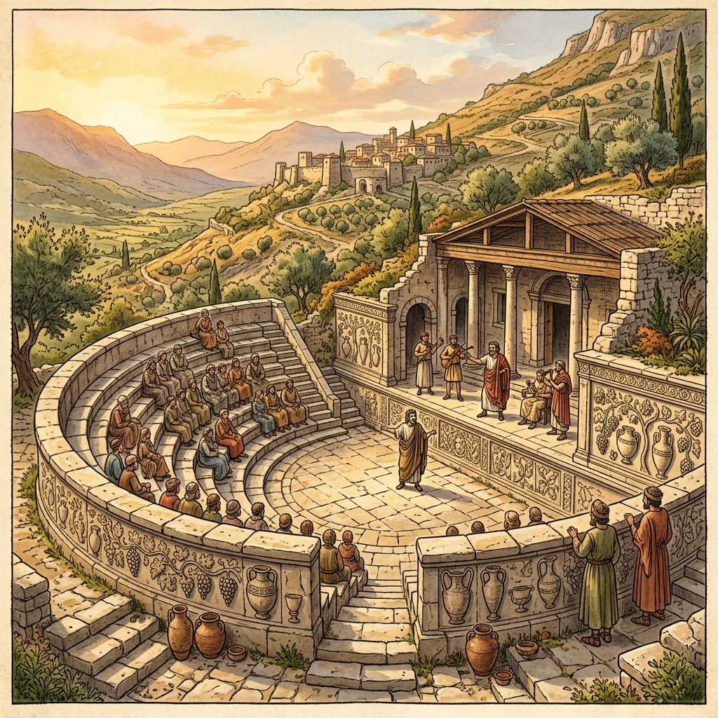 Archaeologists Uncover Rare Illyrian "Theater of the Vines" in Albania Dedicated to Dionysian Harvest Rites