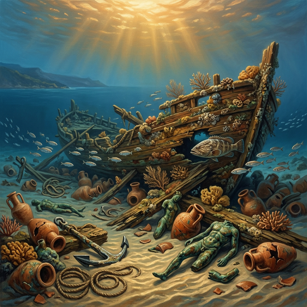 Sunken 3rd-Century BCE 'Hellenistic' Vessel Identified off the Coast of Sicily with a Cargo of Rare Bronze Surgical Manikins