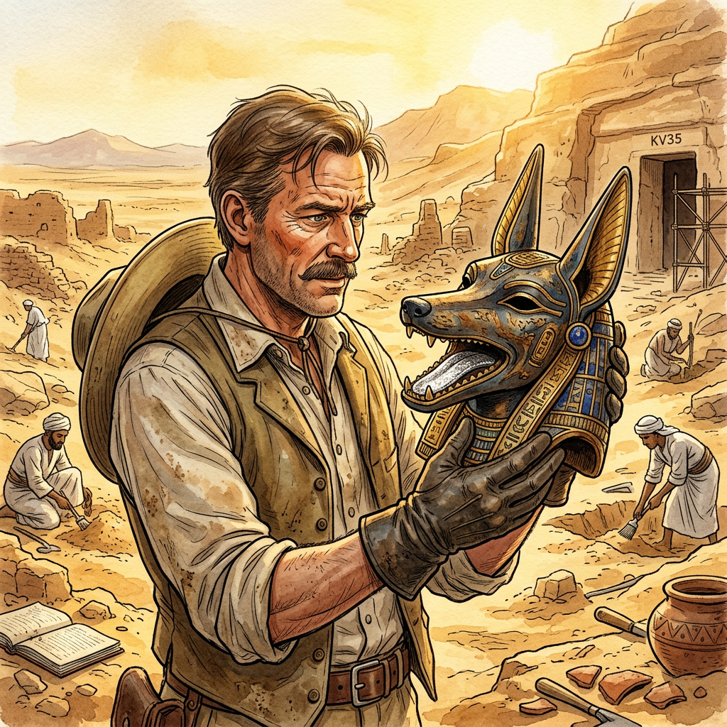 Archaeologists in Minya Uncover 'Silver-Tongued' Anubis Masks Linked to 2,500-Year-Old 'Festival of the Wailing Souls'