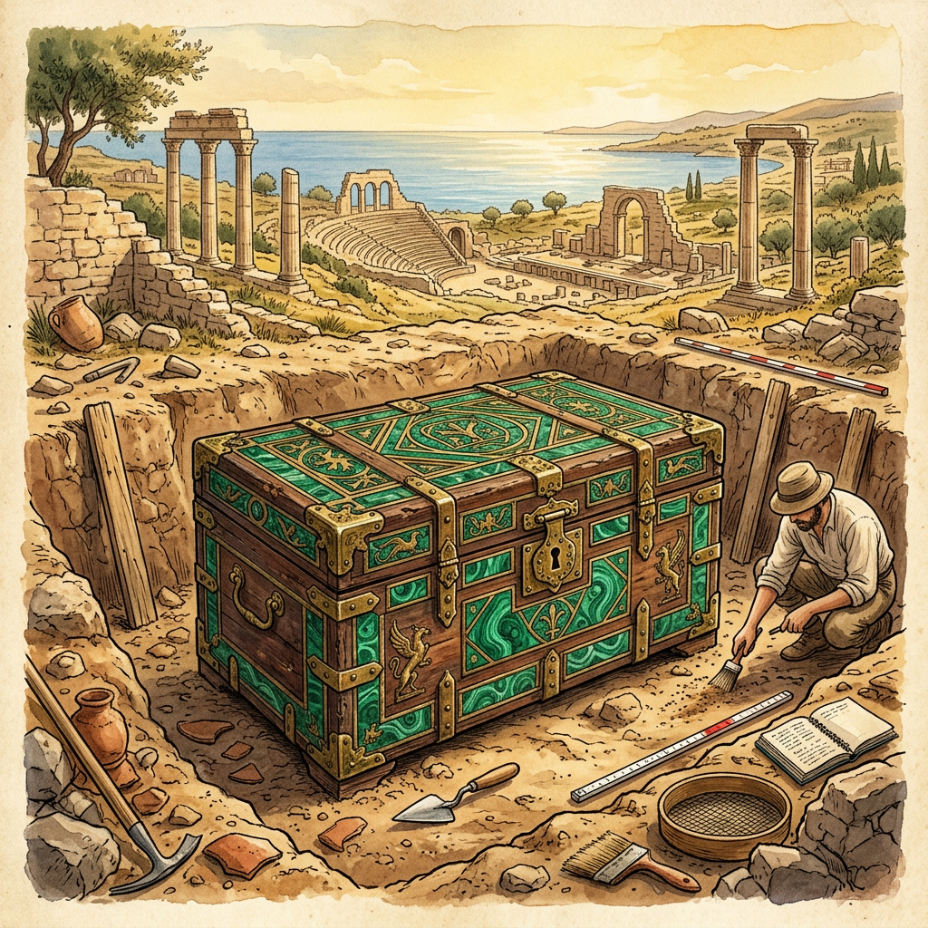 Discovery of 'Malachite-Inlaid' Cedar Chests in Ancient Byblos Points to 3,800-Year-Old Logistics of 'Sea-Merchant' Blessing Festivals