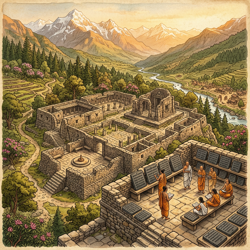 2nd-Century BCE 'Vedic Grammar Academy' with Intact Paninian Inscriptions Found in Himalayan Foothills