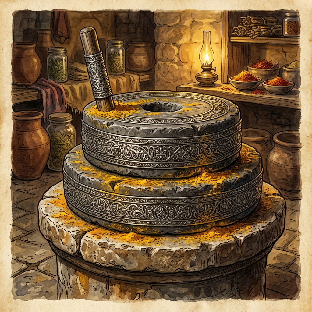 Rare 2nd-Century BC 'Silver-Bound' Saffron Grinders Found in Ancient Bactria Point to Origins of the 'Spring-Tint' Festival