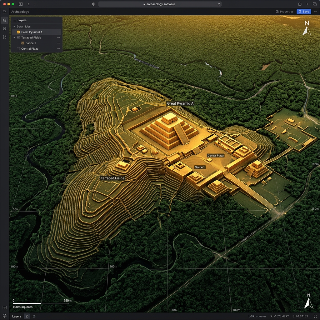 LiDAR Mapping Unveils a Massive 1,500-Year-Old 'Terraced Agricultural Fortress' of the Huastec Culture in Northern Mexico