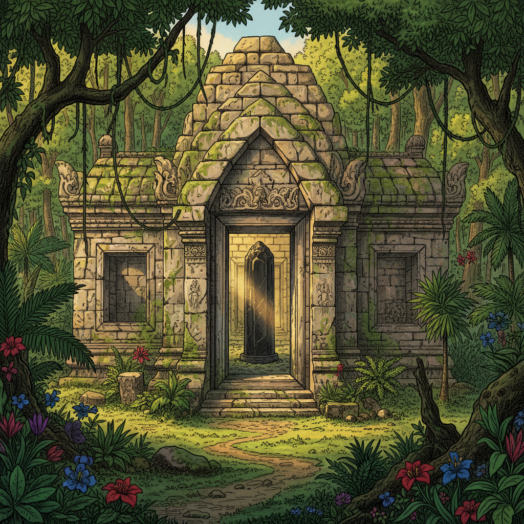 8th-Century 'Nagvanshi' Dynasty Shiva Temple featuring Rare 'Black-Quartz' Lingam Discovered in Jharkhand’s Latehar Forest