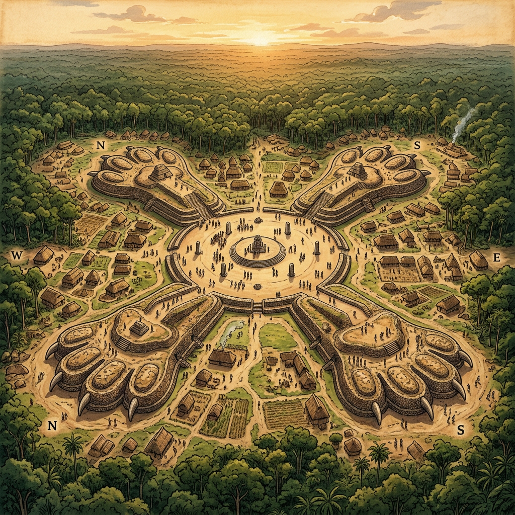 LiDAR Survey in Amazon Basin Uncovers 'Jaguar-Pawed' Processional Ramps Linked to 1,500-Year-Old Lunar Eclipse Festivals