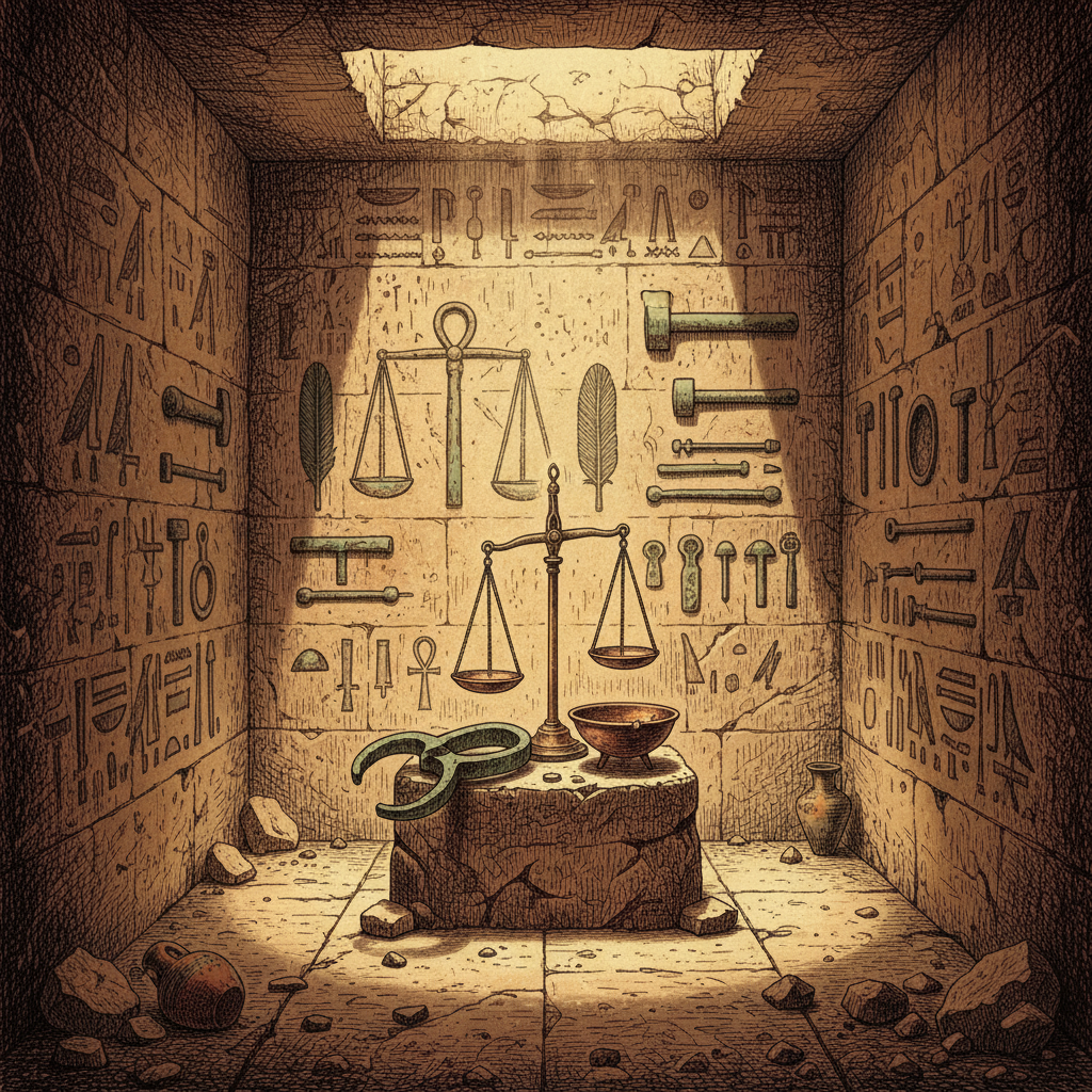 Pristine 26th-Dynasty Tomb of the 'High Superintendent of the Royal Mint' Uncovered in Memphis with Rare Bronze Coinage Templates