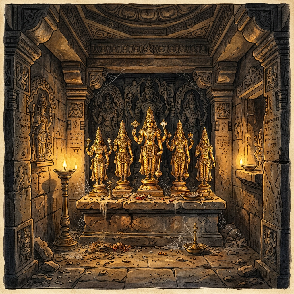 Restoration of 13th-Century 'Later-Seuna' Dynasty Temple in Maharashtra’s Dhule District Reveals Hidden Vault of Rare 'Panchaloha' Idols