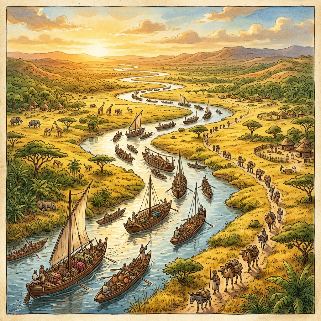 The 'Ebony and Ivory' Riverine Network: Researchers Map 3,500-Year-Old Trade Linking the Upper Nile to the Swahili Coast