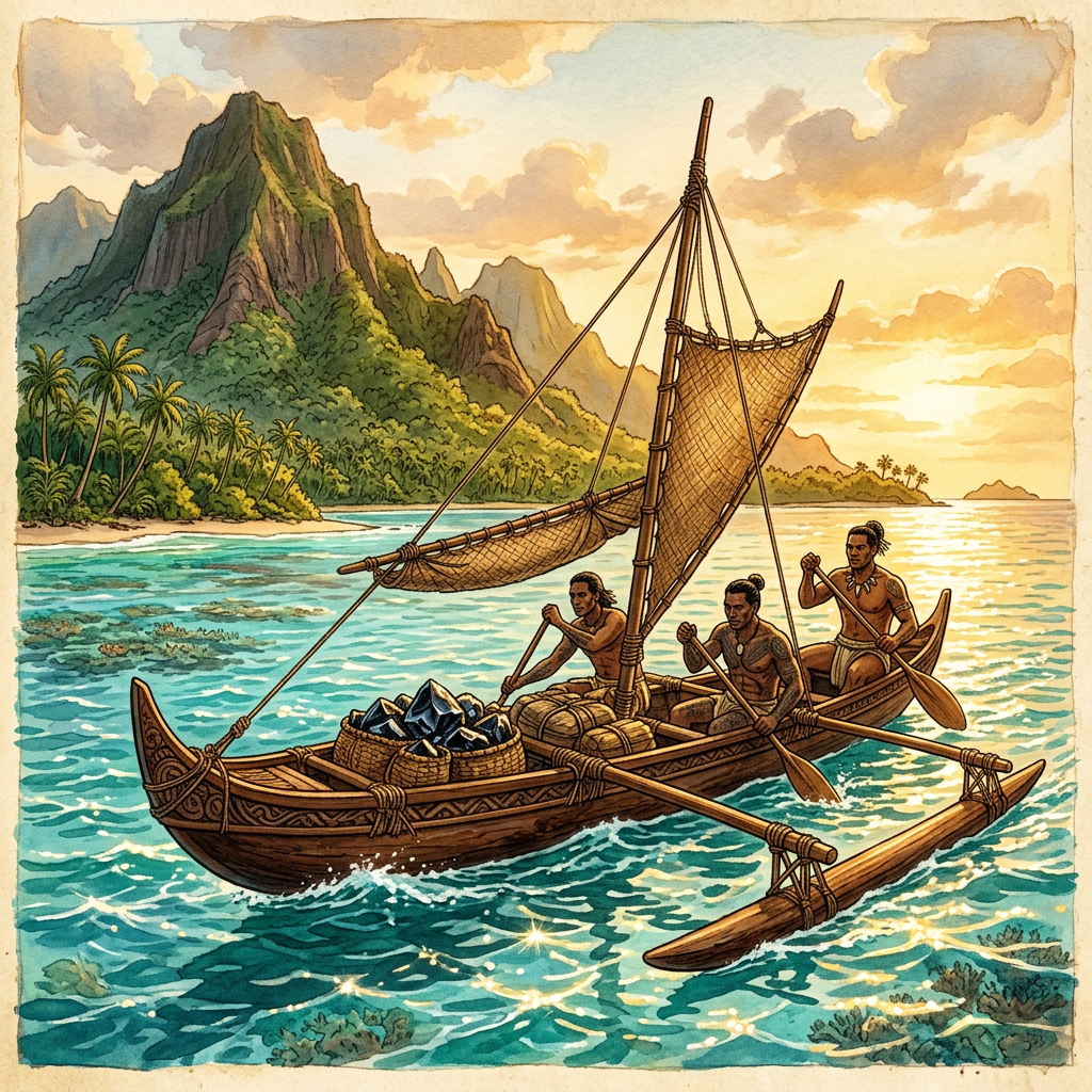 The 'Obsidian and Coral' Seaway: Researchers Identify 6,000-Year-Old Maritime Trade Link Between the Solomon Islands and the Bismarck Archipelago