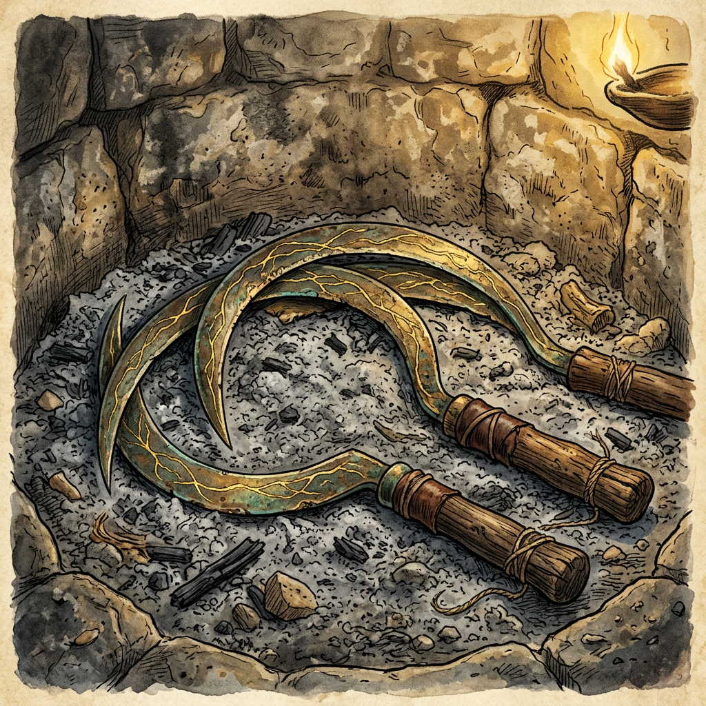 "Electrum-Veined" Ritual Sickles Discovered in Ancient Thrace Point to 2,800-Year-Old Roots of 'Midsummer-Harvest' Festivals