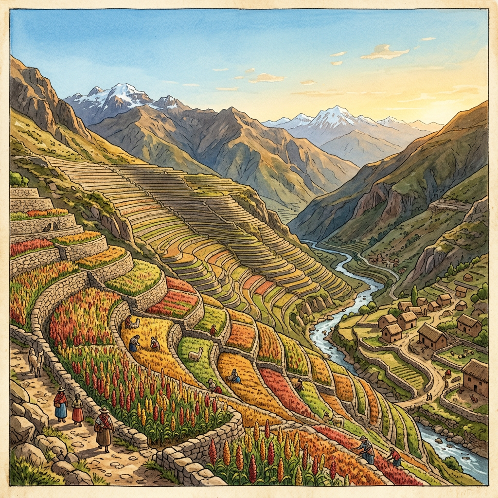 UNESCO Designates the 'Ancient High-Altitude Terraced Quinoa-Gardens of the Southern Andes' as a World Heritage Site