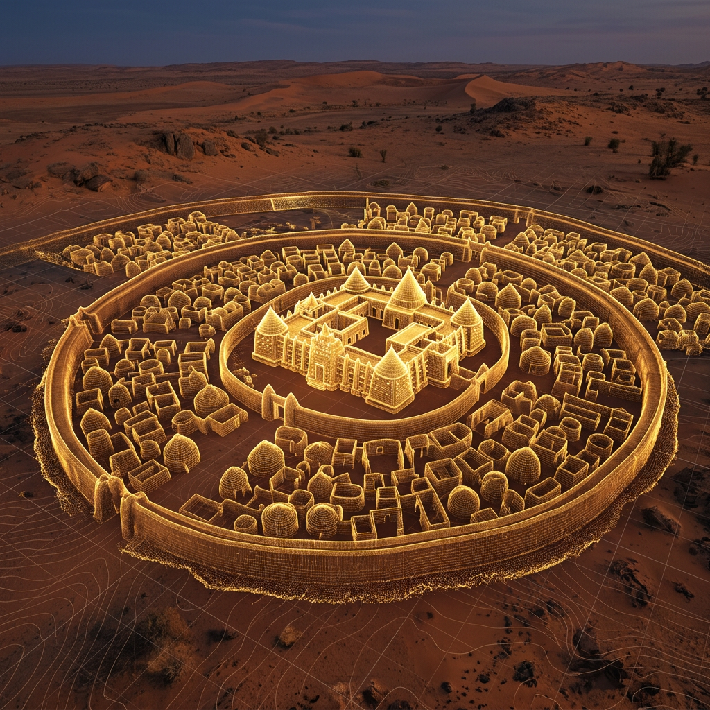 LiDAR Survey Reveals a Massive 1,300-Year-Old 'Lost Citadel' of the Kanem-Bornu Empire in Lake Chad's Dried Basin