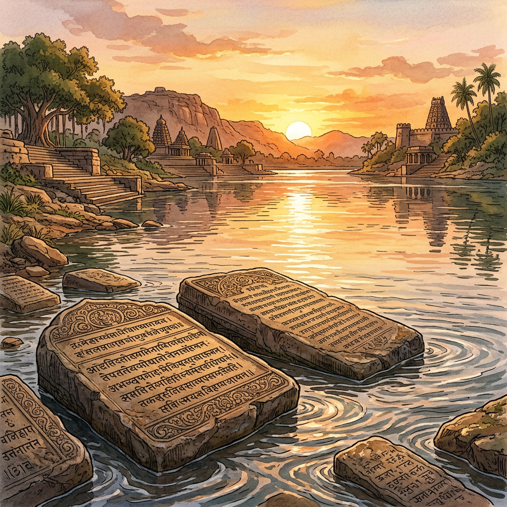 8th-Century 'Dharma-Jyoti' Inscriptions in the Krishna Valley Detail the Philosophy of Luminous Action