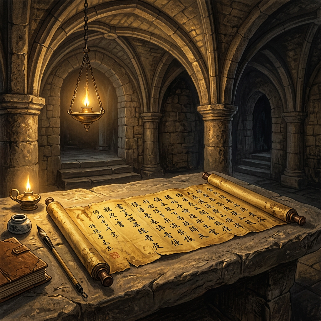 8th-Century 'Maya-Vivarana' Scroll Discovered in Underground Gujarat Temple Reveals Pre-Shankara Dialectics