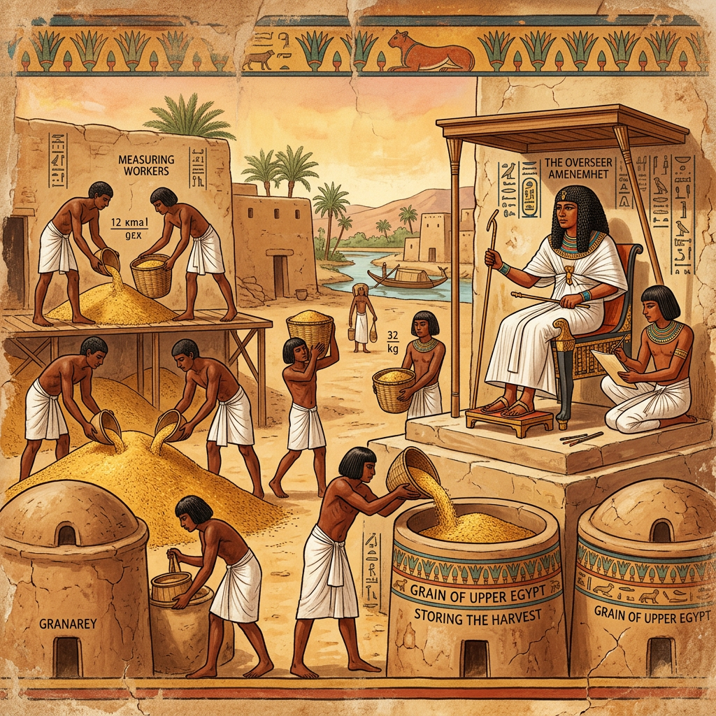 Intact 5th-Dynasty 'Overseer of the Royal Granaries' Tomb Uncovered in Saqqara with Rare Painted Harvest Reliefs