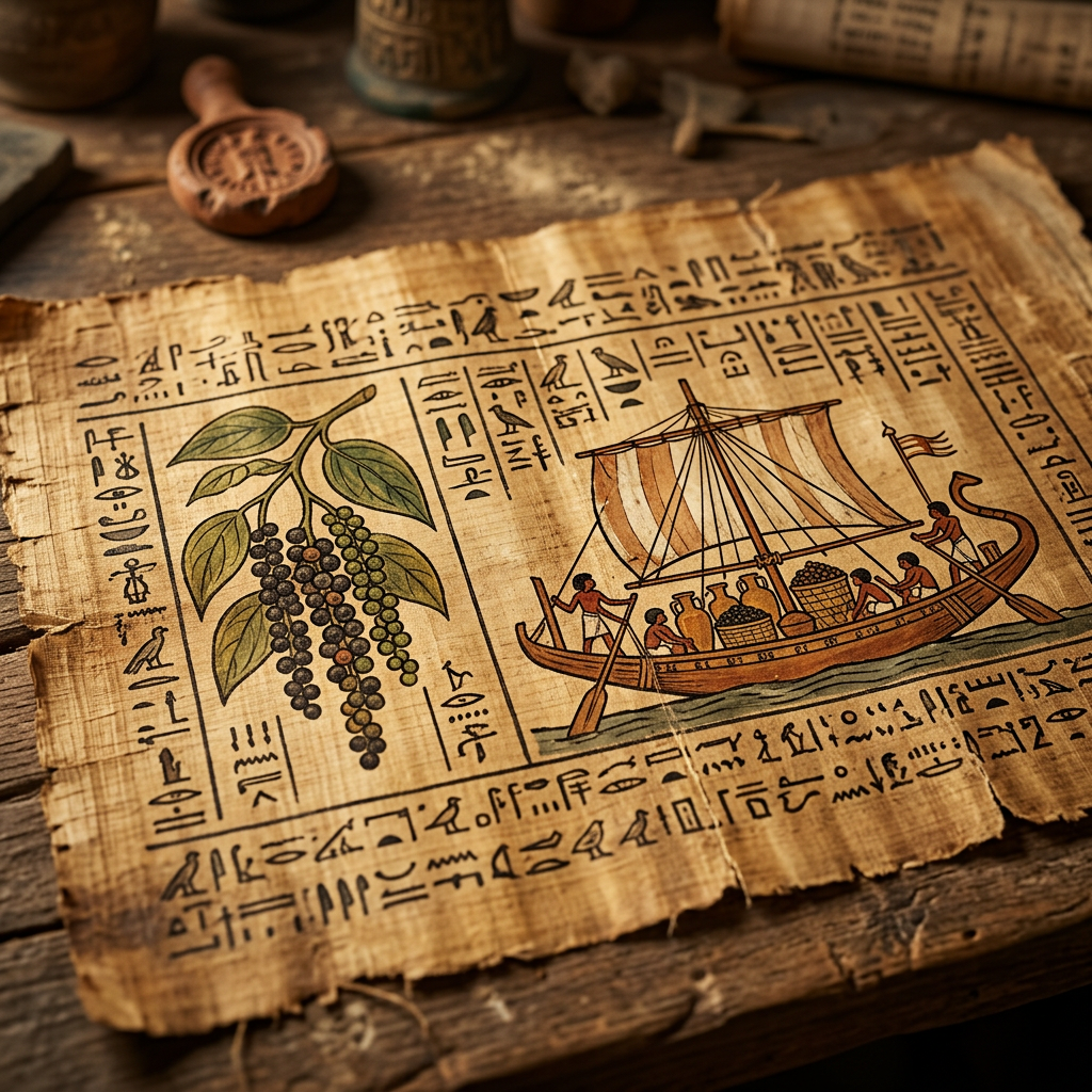 Intact Middle Kingdom Papyrus Found in Saqqara Details Ancient Egyptian Prices for Indian Black Pepper