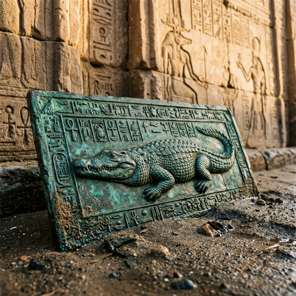 Discovery of "Crocodile-Embossed" Offering Plates in the Fayum Unveils 3,500-Year-Old Roots of Ancient Egyptian "Festival of Sobek"