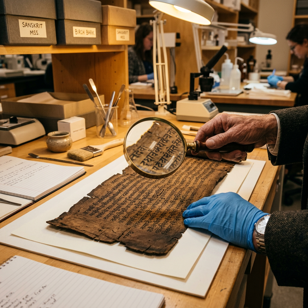 Scholars Decipher 8th-Century 'Samsaya-Bheda' Manuscript in Nalanda Archive Detailing the Logic of Philosophical Doubt