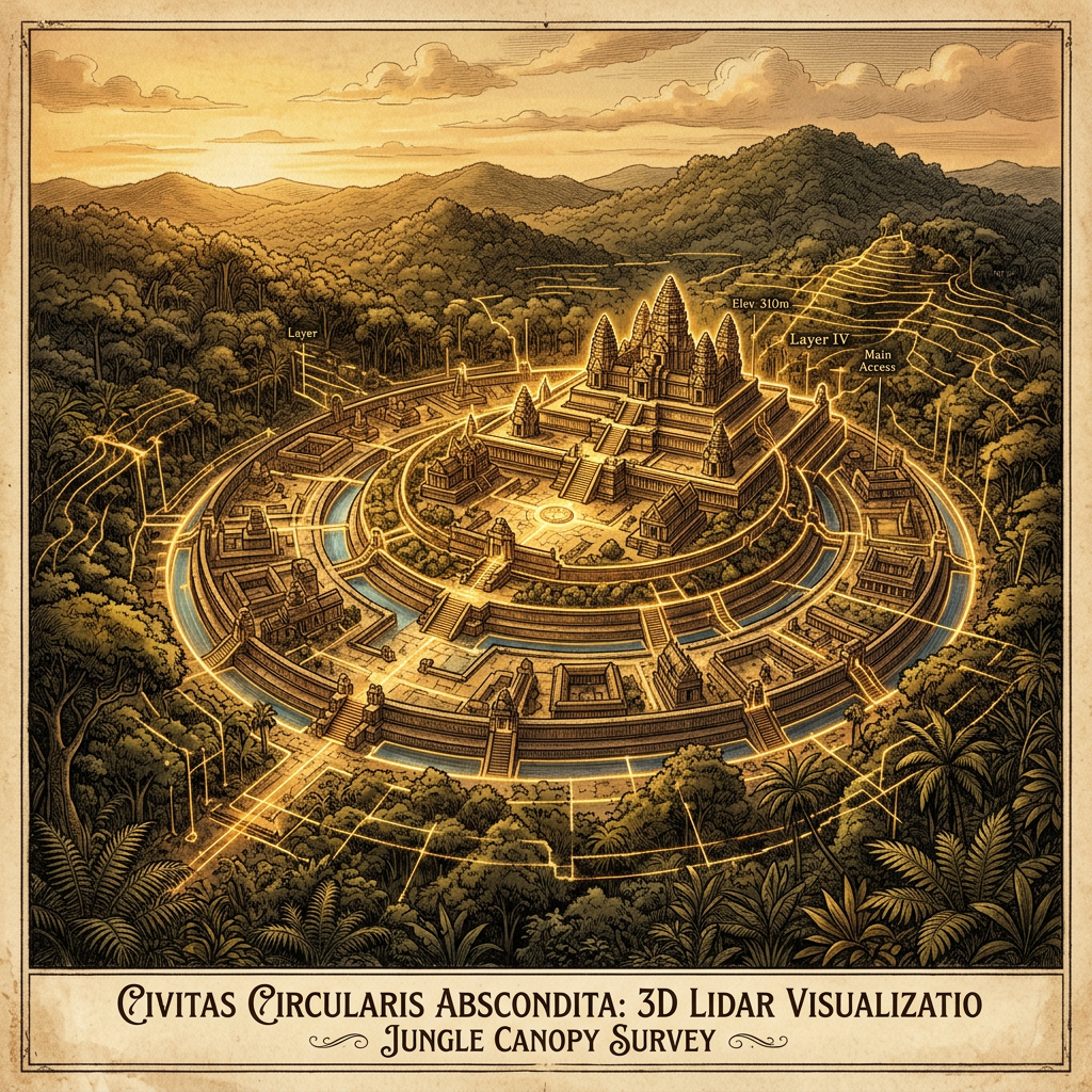 LiDAR Mapping in the Upper Amazon Basin Identifies a Massive 1,500-Year-Old 'Concentric Solar-Observatory City' and Fortified Navigation Canals