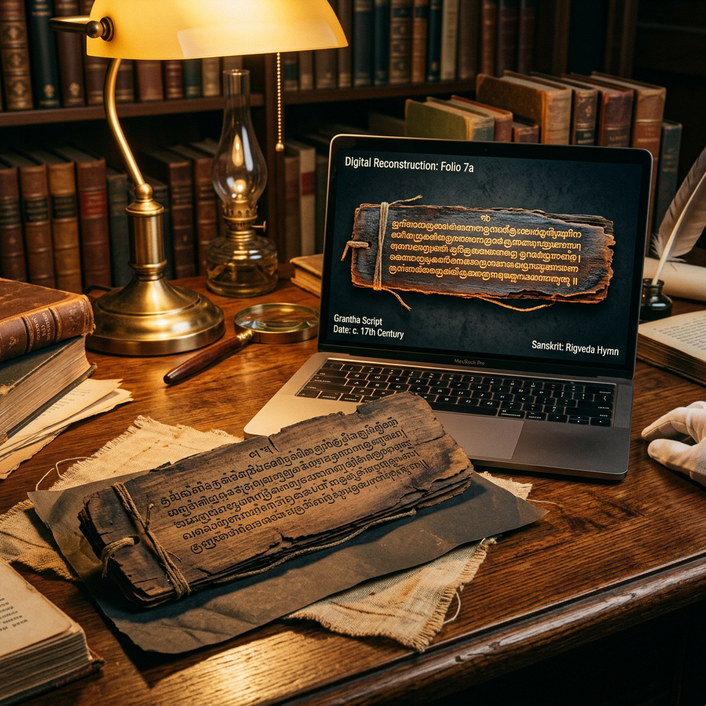 AI-Assisted Decipherment of 8th-Century 'Grantha' Script Fragments from the Philippines Reveals Lost Sanskrit Maritime Trade Treaties