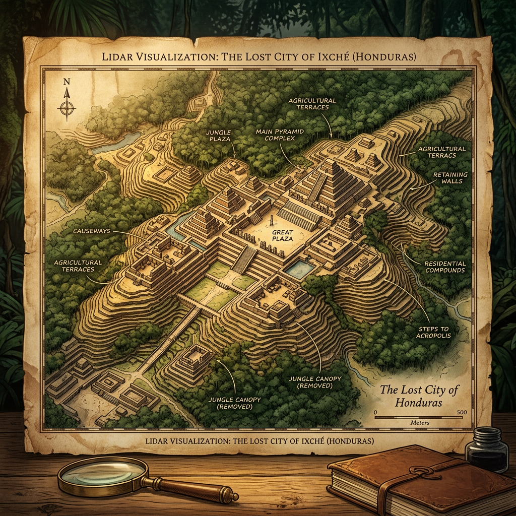 LiDAR Survey in the Petén Basin Reveals a Massive 9th-Century 'Maya Vertical Chili-Processing Megalopolis' and Specialized Paved Drying-Plazas