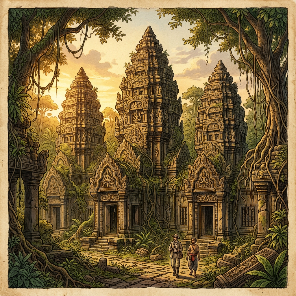 Rare 10th-Century 'Chidaka-Naga' Dynasty Temple Ruins with Unique 'Triple-Shikhara' Layout Discovered in Odisha’s Kalahandi Forest