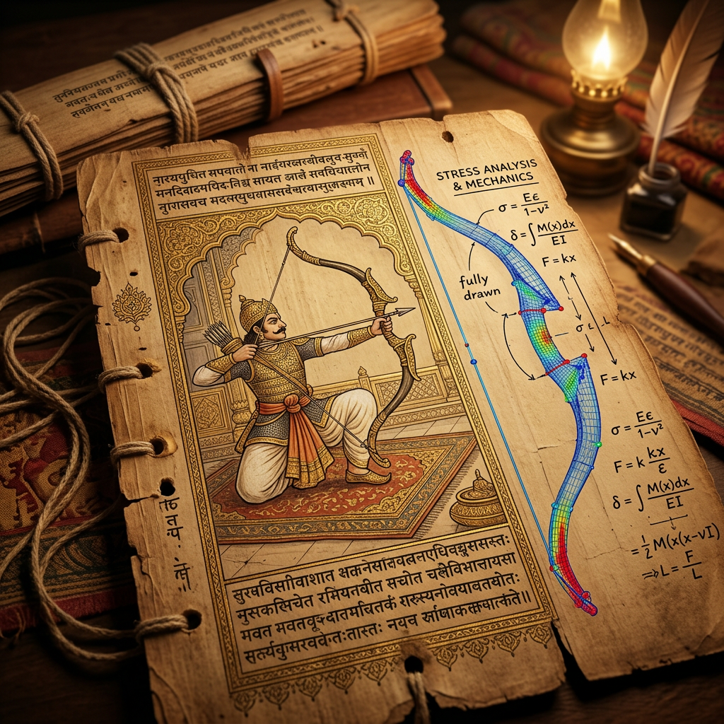 Computational Analysis of 10th-Century 'Bijaganita-Kalpataru' Manuscripts Reveals Early Sanskrit Algorithms for Modeling Non-Linear Torsional Stress