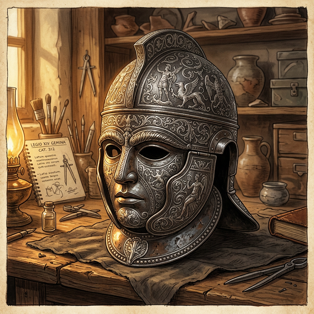 Pristine 1st-Century 'Roman Cavalry Armoury' and Silver-Inlaid Parade Helmets Uncovered at the Legionary Fortress of Viminacium