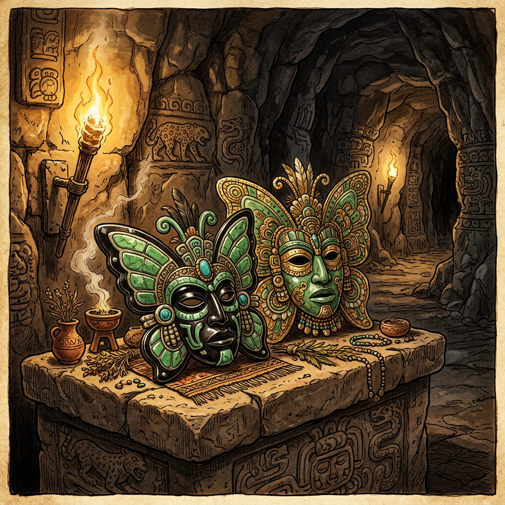 Excavation of Subterranean "Butterfly Chamber" in Teotihuacan Unveils Origins of Ancestral Soul-Greeting Festivals