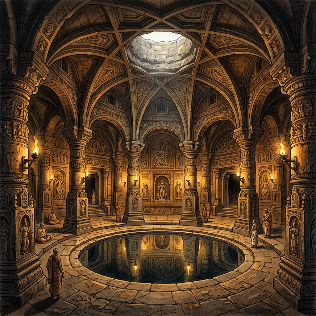 Restoration of 12th-Century 'Hoysala' Style Subterranean Step-Temple in Davangere Reveals Hidden 'Zinc-Lined' Ritual Reservoirs