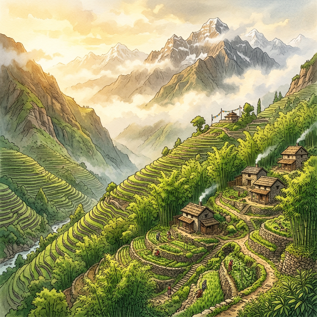 UNESCO Inscribes the 'Traditional High-Altitude Terraced Bamboo-Gardens of the Eastern Himalayas' to World Heritage List