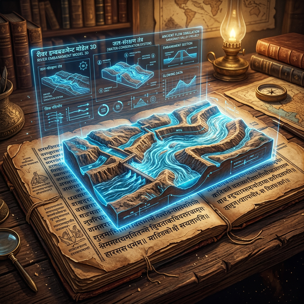 AI-Driven Decipherment of 12th-Century 'Nandinagari' Script Fragments Unveils Lost Sanskrit Treatises on Ancient Indian Hydro-Morphology