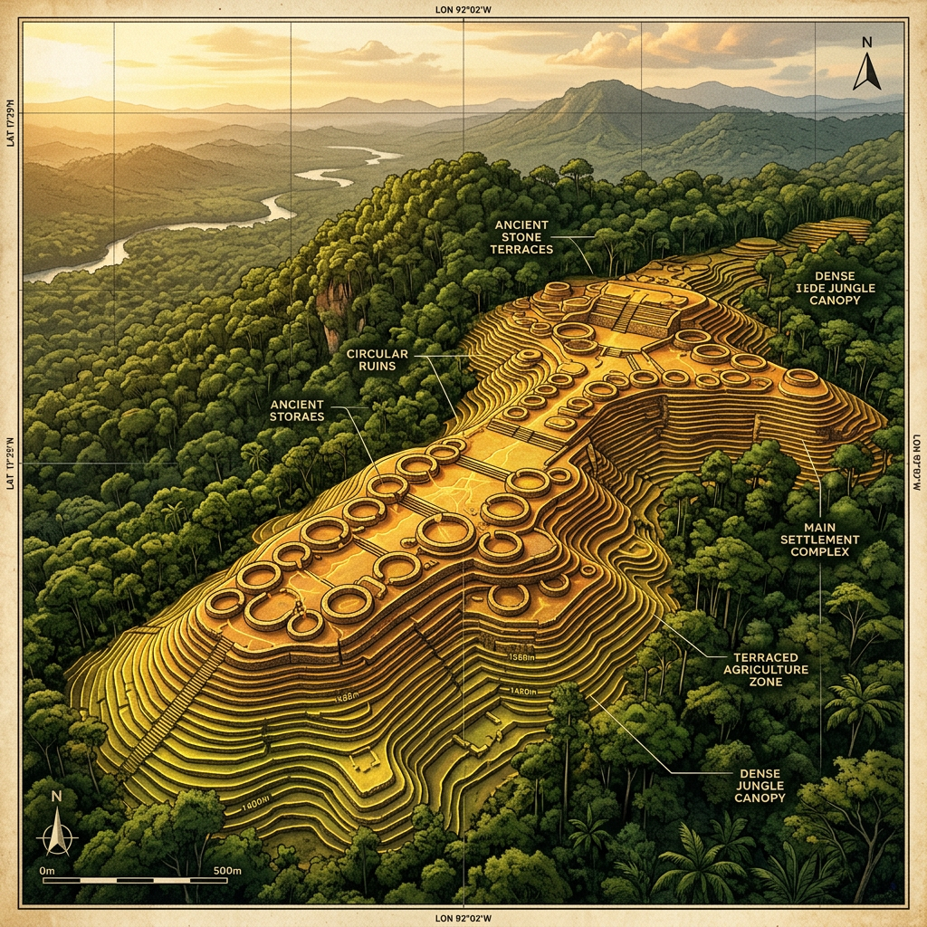 LiDAR Mapping in the Maya Mountains Reveals a 9th-Century 'High-Altitude Raw-Hematite Extraction Center' and Fortified Trade Hub