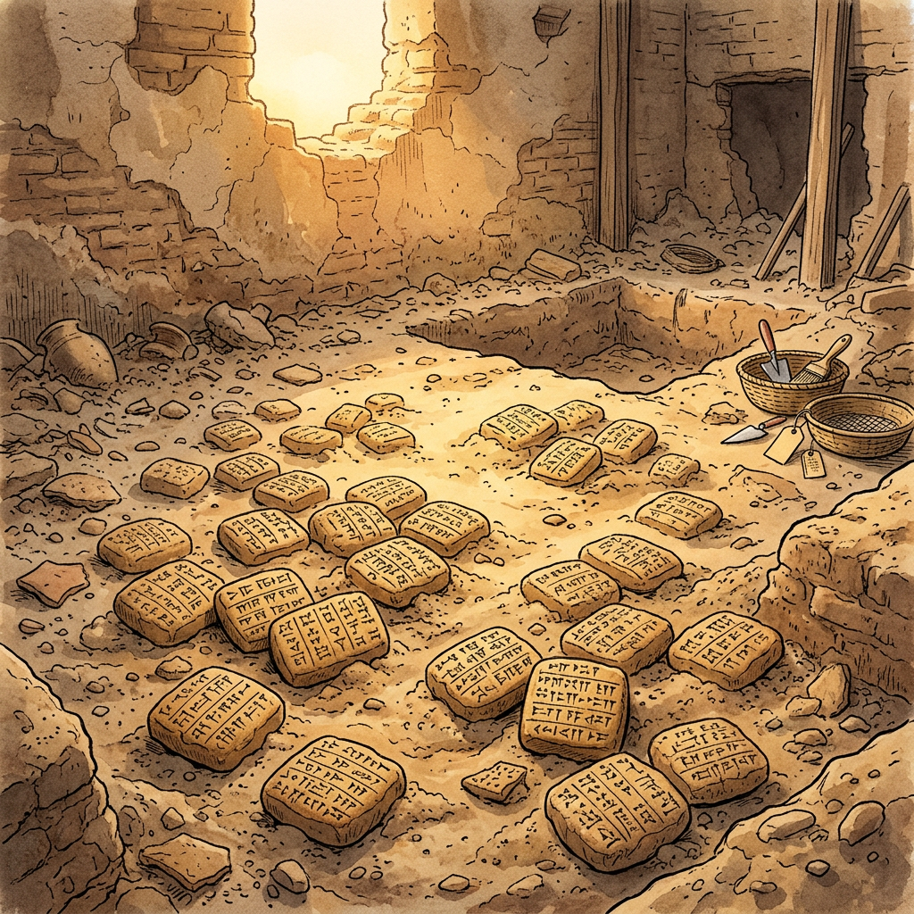 3,800-Year-Old 'Old Babylonian Legal Registry for Merchant-Apprentices' and Clay Labor-Contracts Uncovered in Ancient Larsa