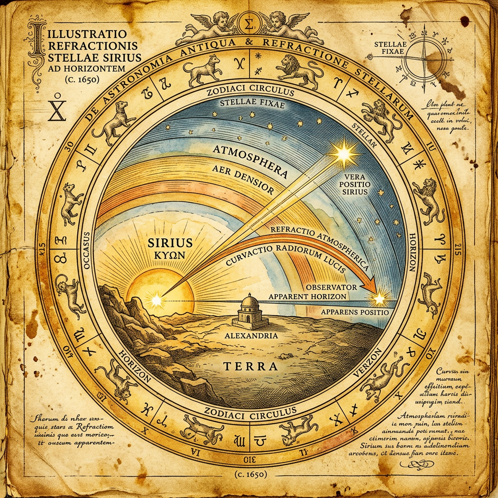 New Research on 10th-Century 'Siddhanta-Tilaka' Manuscripts Reveals Advanced Sanskrit Algorithms for Modeling Atmospheric Refraction of Sirius