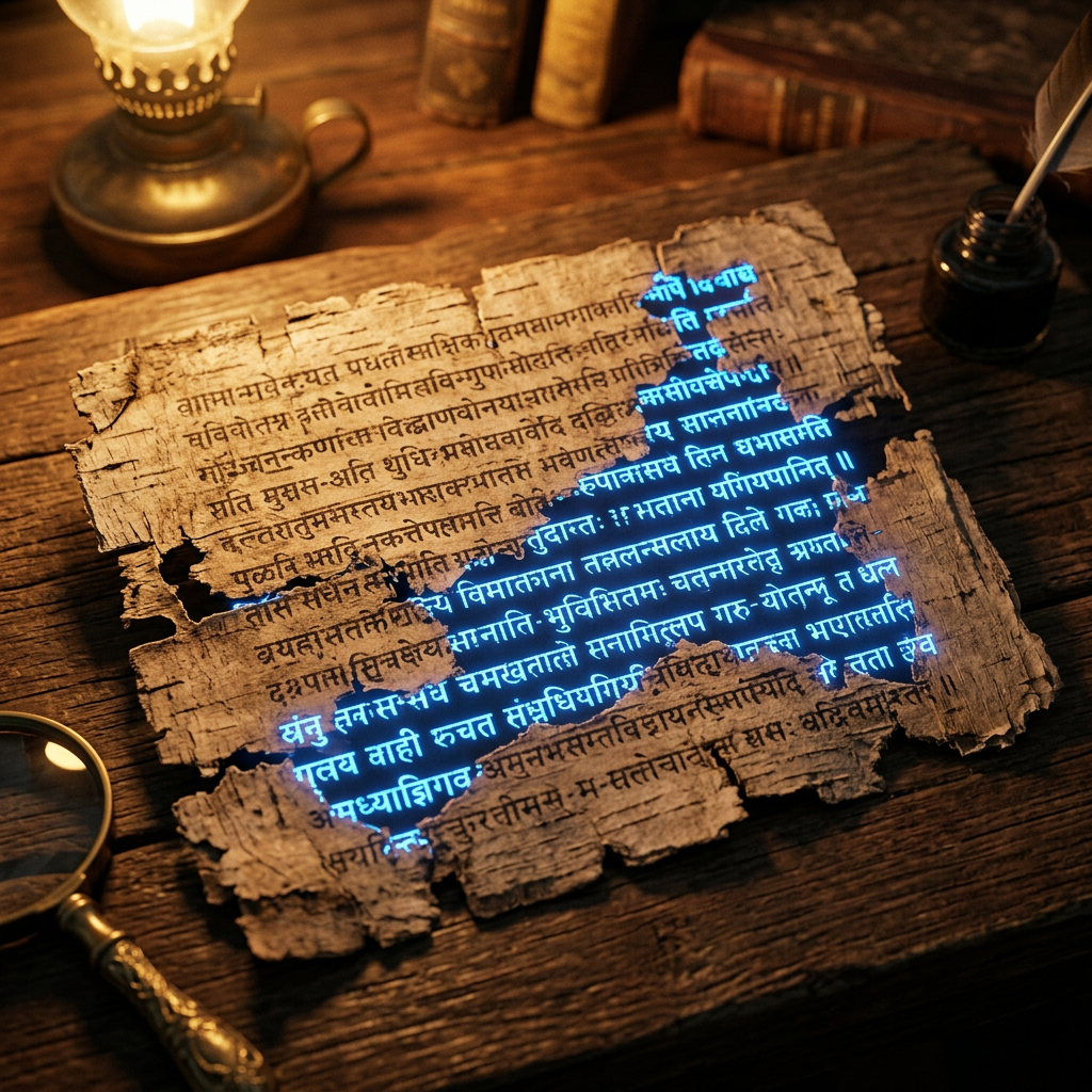 AI-Driven Reconstruction of 6th-Century 'Gandharan' Birch-Bark Fragments Unveils Lost Sanskrit Commentaries on Early Buddhist Logic