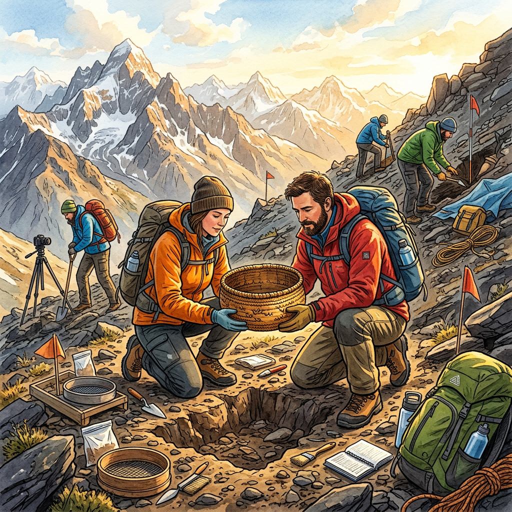 Climate Archaeology: Retreating Glaciers in the Jotunheimen Mountains Reveal 8,000-Year-Old Neolithic ‘Fish-Processing’ Hubs