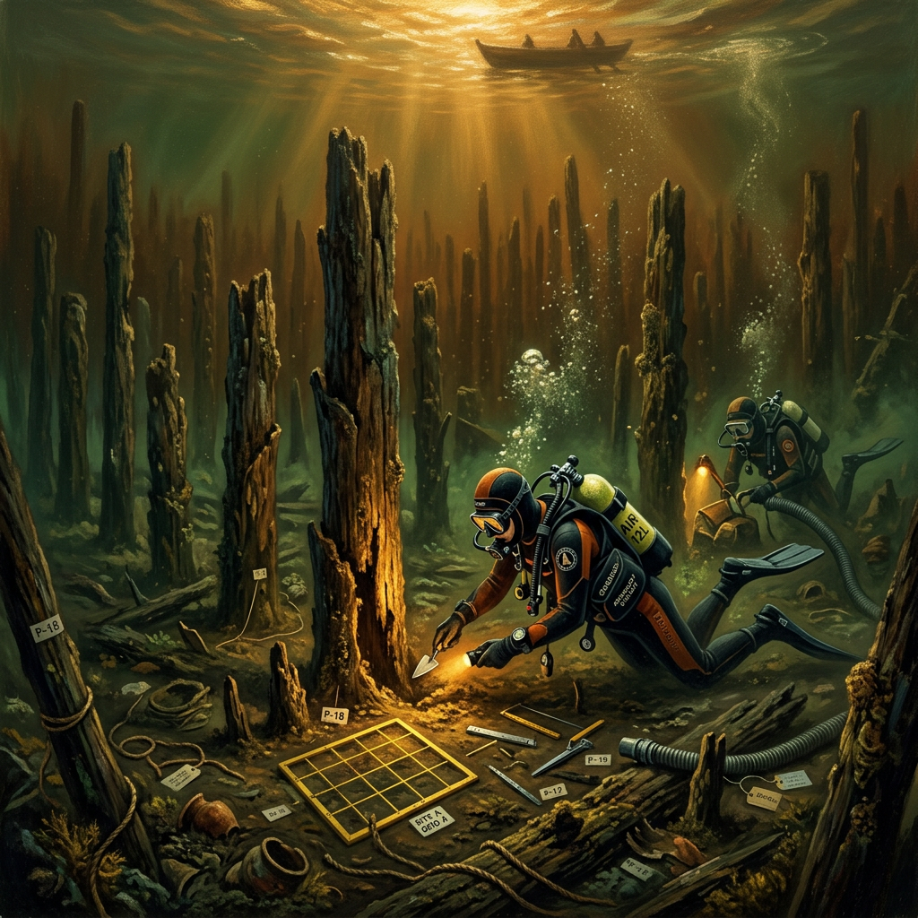 Submerged 5,000-Year-Old 'Neolithic Pile-Dwellings' Identified in Lake Zurich Using High-Resolution Sonar