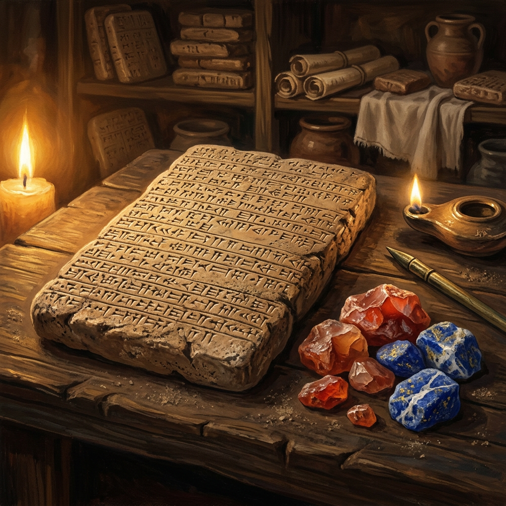 4,000-Year-Old 'Sumerian Master of the Royal Lapidaries' Archive and Import Ledgers for Eastern Gemstones Uncovered in Eridu