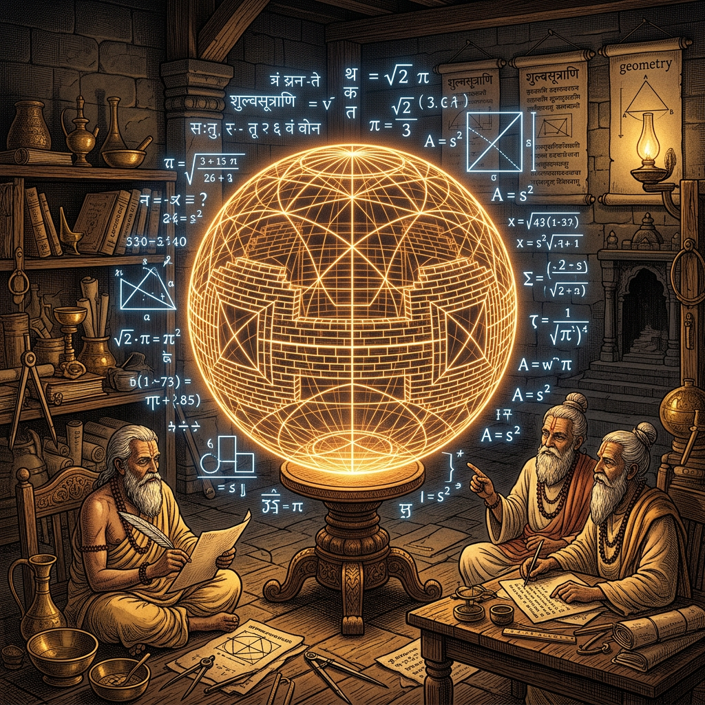 Computational Research on Baudhayana Sulba Sutra Reveals Early Sanskrit Algorithms for Spherical Surface Approximations