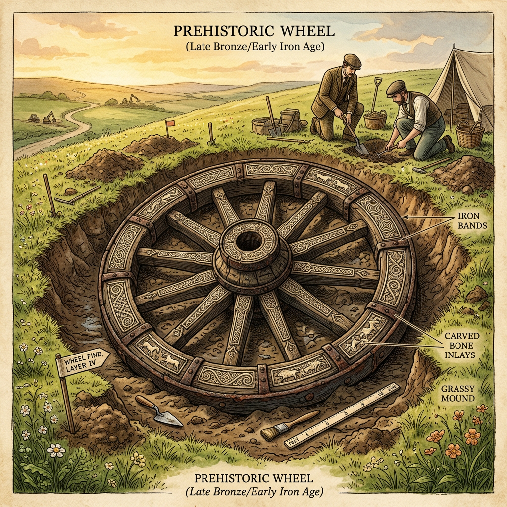 Discovery of 'Iron-Inlaid' Ritual Chariots in the Kazakh Steppe Linked to 3,500-Year-Old Roots of Equinox Equestrian Festivals