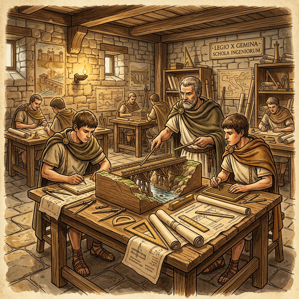 Discovery of a 2nd-Century Roman 'Imperial Academy of Bridge Engineering' with Intact Wooden Scale Models in Southern Germany